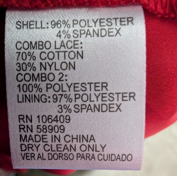 Gianni Bini red dress sheer neckline - stunning! Valentines!! - Picture 8 of 8